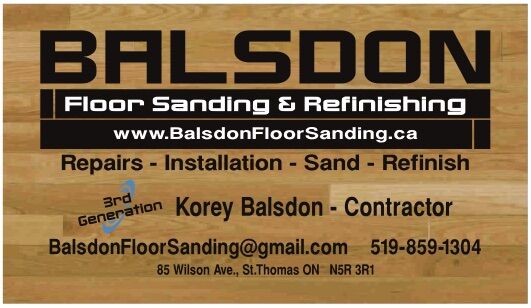 Balsdon Floor Sanding & Refinishing